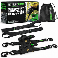 GripHold Pro™ — Heavy-Duty Self-Retracting Ratchet Straps