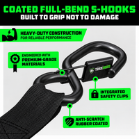 GripHold Pro™ — Heavy-Duty Self-Retracting Ratchet Straps