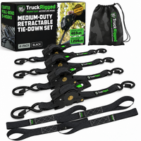 GripHold Pro™ — Heavy-Duty Self-Retracting Ratchet Straps